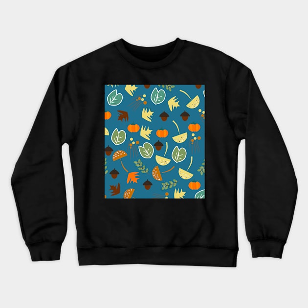 Autumnal pattern Crewneck Sweatshirt by cocodes